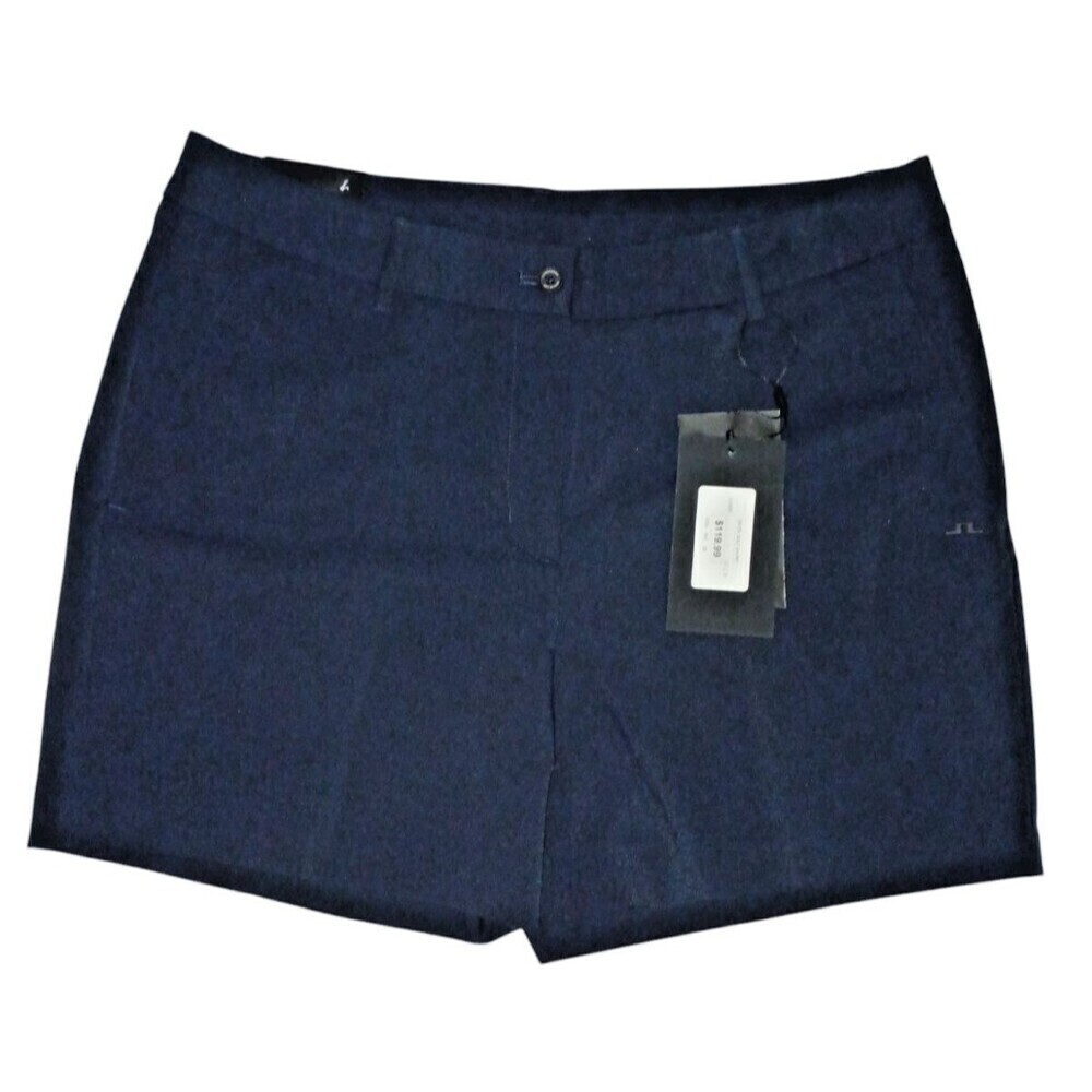 J. LINDEBERG Gwen Golf Shorts Size 32 Navy Blue Active Performance High Rise